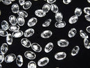[Video]High Quality White Topaz AAA Loose stone Oval Faceted 6x4mm 10pcs