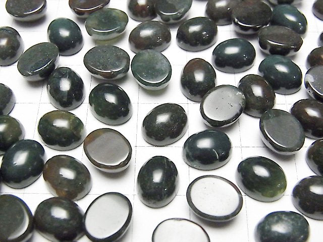 [Video] Indian Agate Oval Cabochon 10x8mm 3pcs