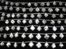 [Video] Doublet Crystal AAA Deformed Diamond Shape Silver 1strand (13pcs )