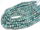 [Video]Chrysocola AA++ Round 8mm half or 1strand beads (aprx.15inch/38cm)