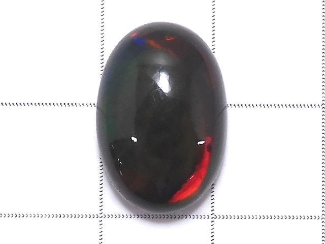 [Video][One of a kind] High Quality Black Opal AAA Cabochon 1pc NO.488