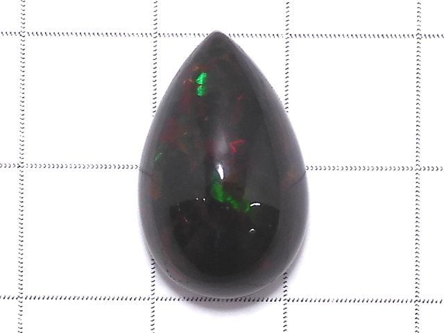 [Video][One of a kind] High Quality Black Opal AAA Cabochon 1pc NO.491