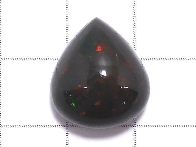 [Video][One of a kind] High Quality Black Opal AAA Cabochon 1pc NO.497