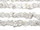 [Video]Double Point Crystal Faceted Nugget half or 1strand beads (aprx.15inch/38cm)