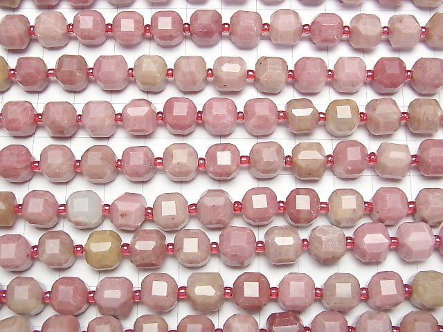 [Video]High Quality! Siliceous Schist Cube Shape 9x9x9mm half or 1strand beads (aprx.15inch/36cm)