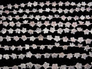 [Video] Madagascar Rose Quartz Flower 1strand beads (aprx.15inch/36cm)
