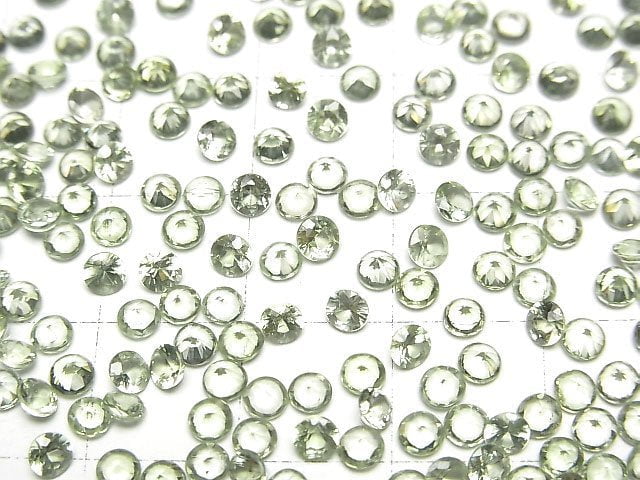 [Video]High Quality Green Sapphire AA++ Loose stone Round Faceted 3x3mm 5pcs