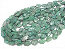[Video] Russian Amazonite AA++ Faceted Nugget half or 1strand beads (aprx.15inch/37cm)