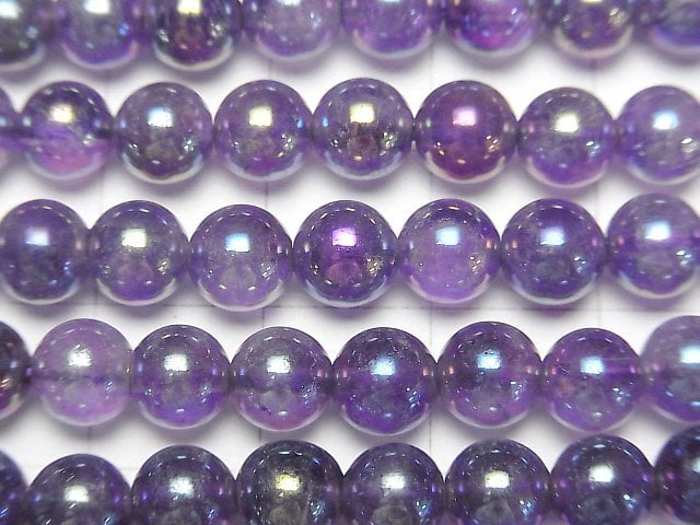 [Video] Flash, Amethyst Round 6mm 1strand beads (aprx.15inch/36cm)