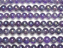 [Video] Flash, Amethyst Round 10mm 1strand beads (aprx.15inch/36cm)