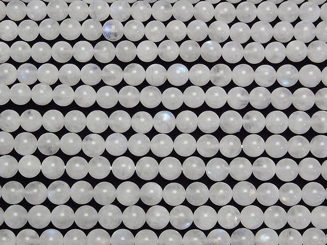 [Video]Rainbow Moonstone AA+ Round 6mm half or 1strand beads (aprx.15inch/37cm)