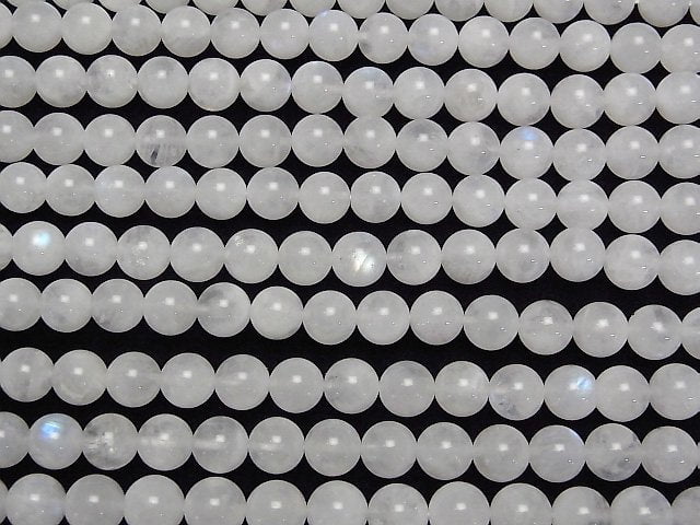 [Video]Rainbow Moonstone AA+ Round 8mm half or 1strand beads (aprx.15inch/37cm)