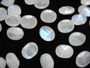 [Video]Rainbow Moonstone AA++ Loose stone Oval Faceted 10x8mm 3pcs