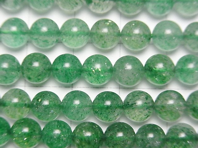 [Video] Green Aventurine AAA Round 6.5mm 1strand beads (aprx.15inch/36cm)