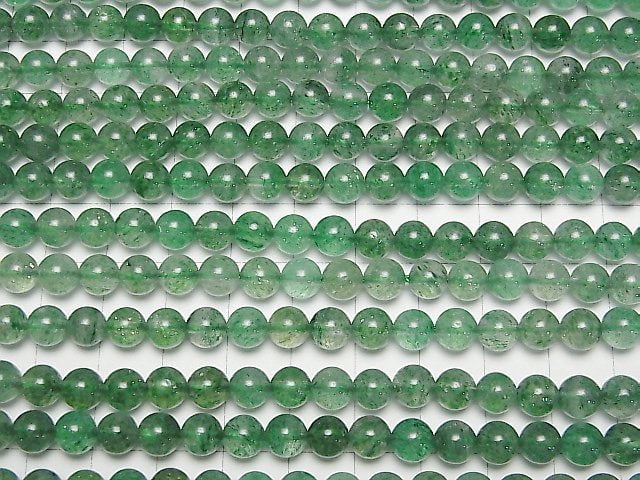 [Video] Green Aventurine AAA Round 6.5mm 1strand beads (aprx.15inch/36cm)