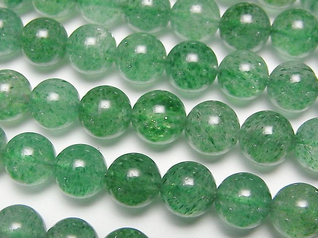 [Video] Green Aventurine AAA Round 8mm half or 1strand beads (aprx.15inch/37cm)