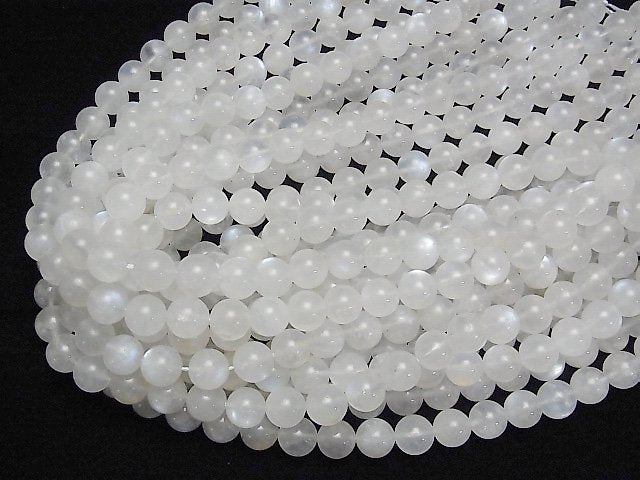 [Video] Royal Blue Moonstone AA Round 10mm half or 1strand beads (aprx.15inch/36cm)
