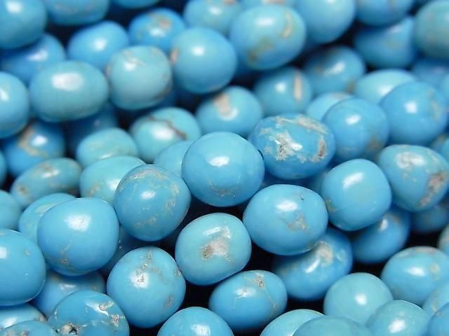 [Video] Arizona Sleeping Beauty Turquoise AAA - Small Size Nugget half or 1-strand beads (approx. 17 inches/43 cm)