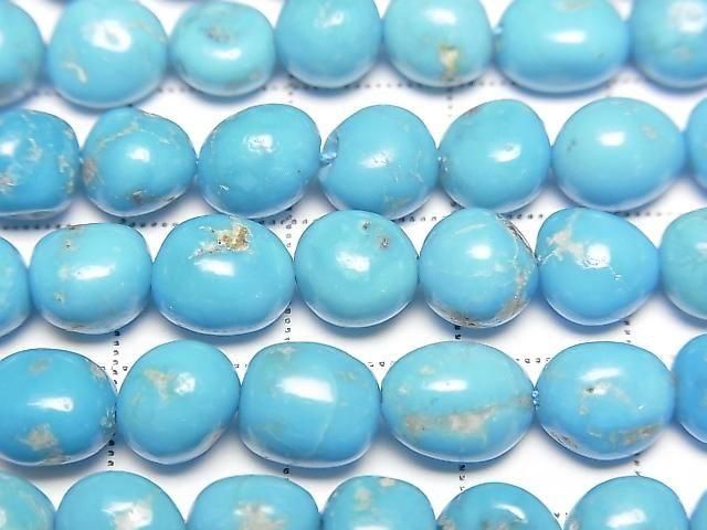 [Video] Arizona Sleeping Beauty Turquoise AAA - Small Size Nugget half or 1-strand beads (approx. 17 inches/43 cm)
