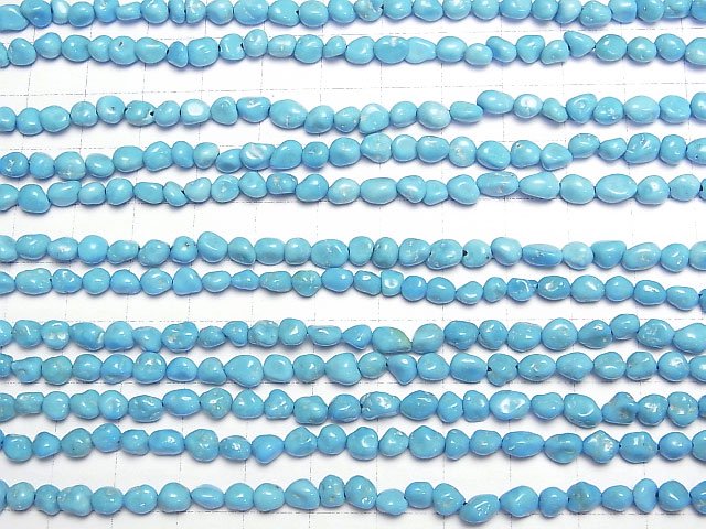 [Video] Arizona Sleeping Beauty Turquoise AAA- Small Size Nugget half or 1strand beads (aprx.17inch/43cm)