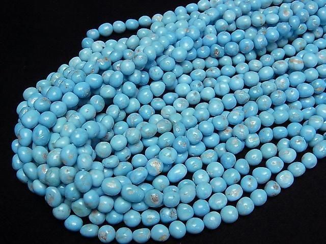 [Video] Arizona Sleeping Beauty Turquoise AAA - Small Size Nugget half or 1-strand beads (approx. 17 inches/43 cm)