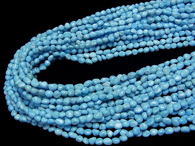 [Video] Arizona Sleeping Beauty Turquoise AAA- Small Size Nugget half or 1strand beads (aprx.17inch/43cm)