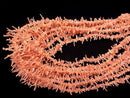 [Video] Midway Coral, Pink Orange Coral AA++ Branch Stick (Chips ) half or 1strand beads (aprx.21inch/53cm)