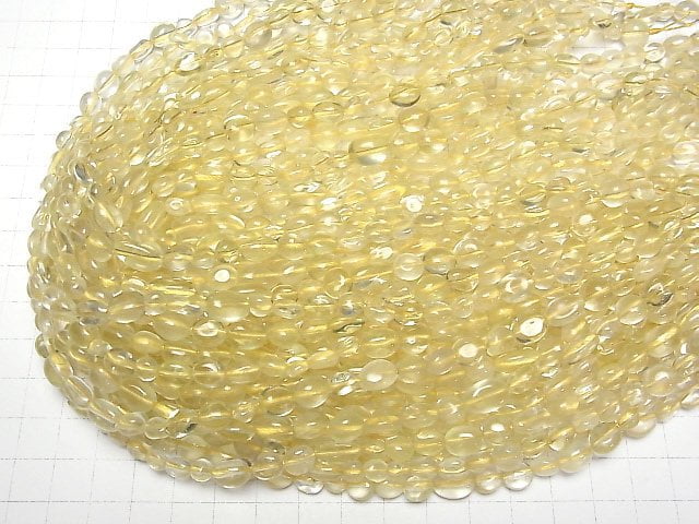 [Video]Lemon Quartz AA++ Small Size Nugget 1strand beads (aprx.15inch/36cm)