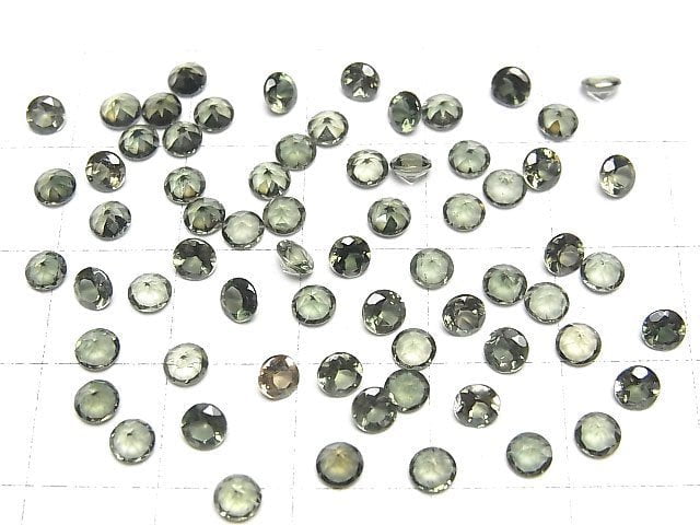 [Video]High Quality Kornerupine AAA Loose stone Round Faceted 3.5x3.5mm 3pcs