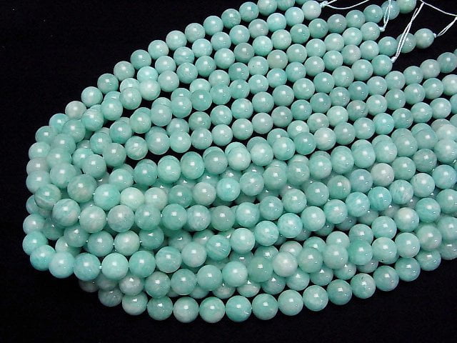 [Video] Mozambique Amazonite AA++ Round 10mm 1strand beads (aprx.15inch/37cm)