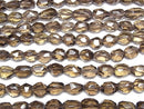 [Video]Smoky Quartz AAA- Faceted Nugget half or 1strand beads (aprx.15inch/37cm)