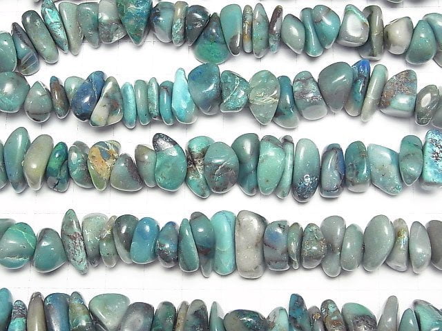 [Video] Congo Chrysocolla AA Chips (Small Nugget ) 1strand beads (aprx.15inch/38cm)