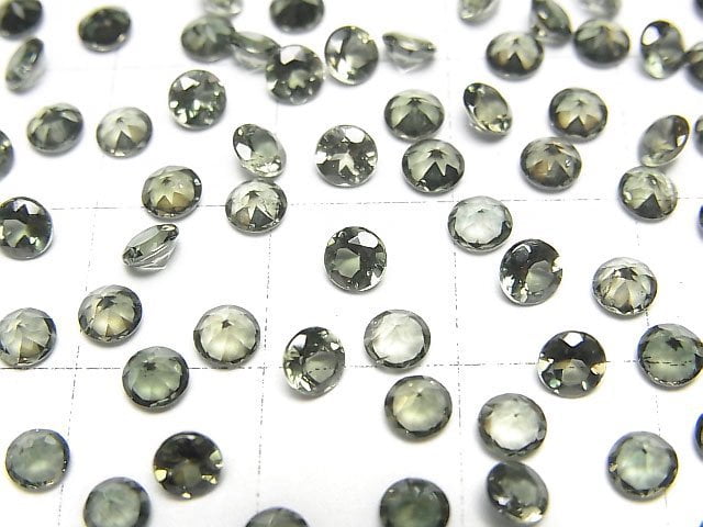 [Video]High Quality Kornerupine AAA Loose stone Round Faceted 3.5x3.5mm 3pcs