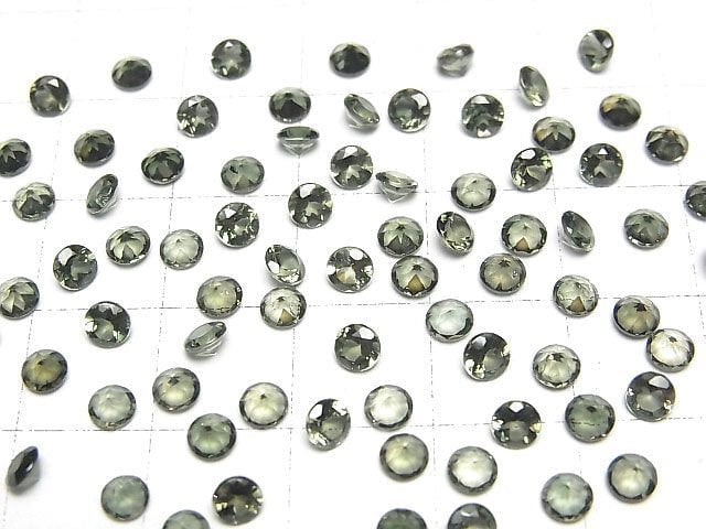 [Video]High Quality Kornerupine AAA Loose stone Round Faceted 3.5x3.5mm 3pcs