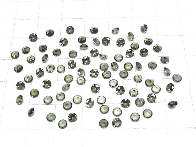 [Video]High Quality Kornerupine AAA Loose stone Round Faceted 3.5x3.5mm 3pcs