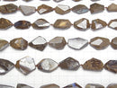 [Video]Boulder Opal Faceted Nugget 1/4 or 1strand beads (aprx.16inch/39cm)