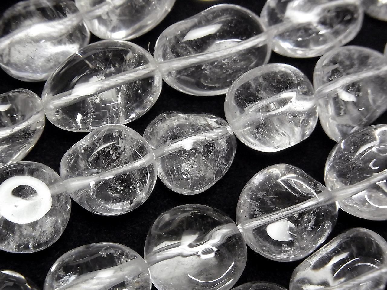 Crystal AA+ Nugget half or 1-strand beads (approx. 15 inches/38 cm)