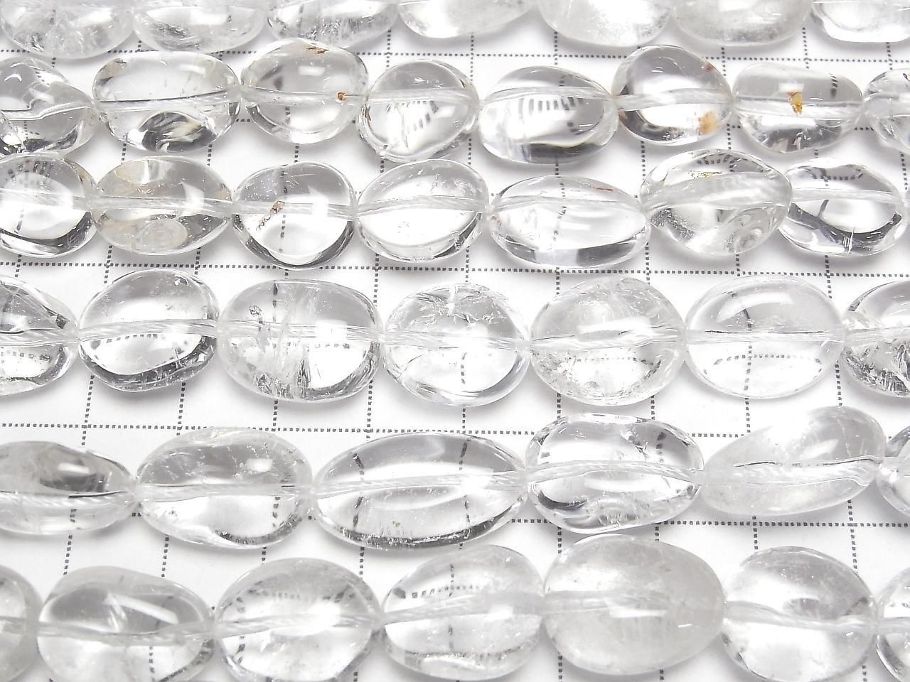 Quartz Cristal AAA - Pépites demi-fil ou 1 fil (environ 38 cm/15 pouces)