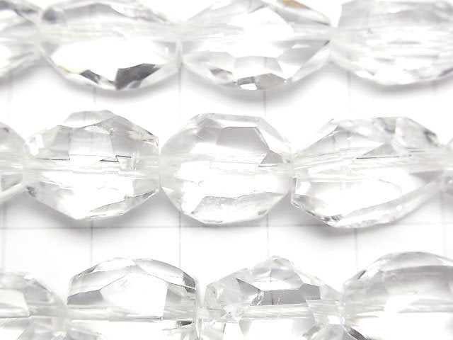 [Video] Crystal AA++ Faceted Nugget 1strand beads (aprx.15inch/37cm)