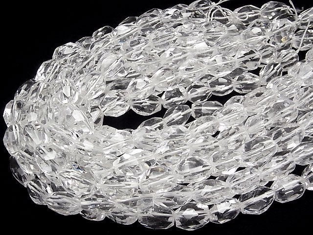 [Video] Crystal AA++ Faceted Nugget 1strand beads (aprx.15inch/37cm)