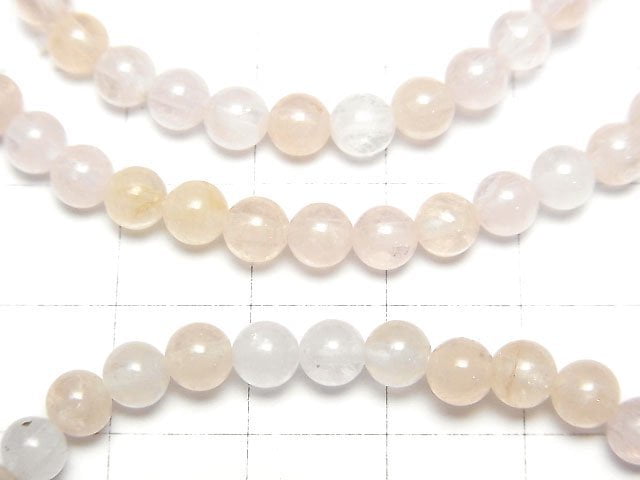 [Video]Morganite AA+ Round 5mm Bracelet