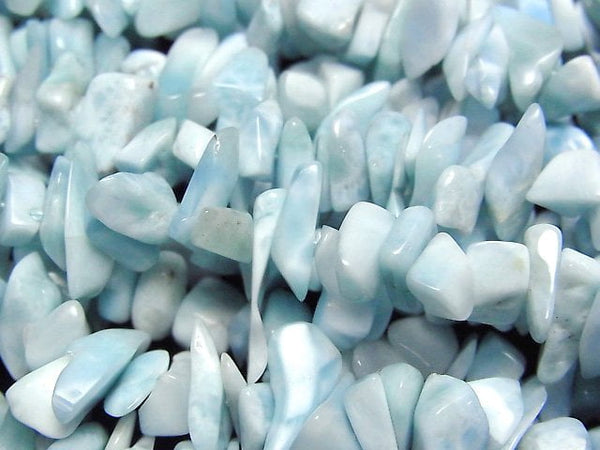 [Video]Larimar Pectolite AA++ Chips (Small Nugget) 1strand beads (aprx.15inch/38cm)