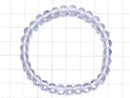 [Video][One of a kind][Certificate]High Quality Petalite AAA Round 6mm Bracelet NO.2