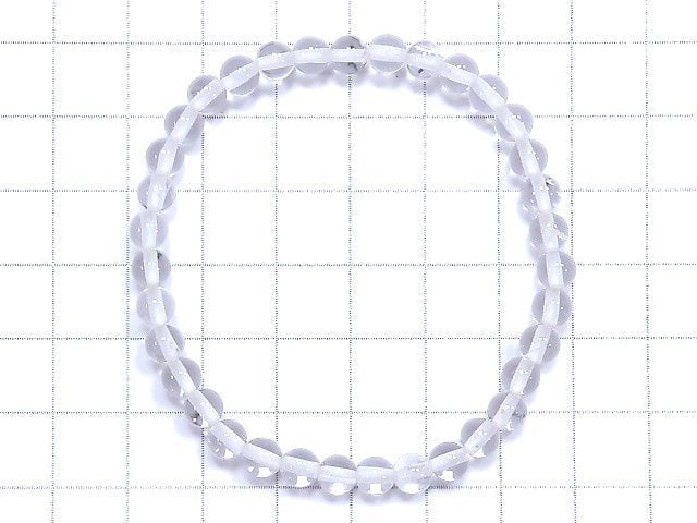 [Video][One of a kind][Certificate]High Quality Petalite AAA Round 5mm Bracelet NO.4