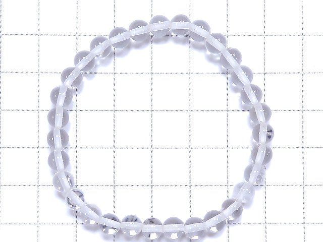 [Video][One of a kind][Certificate]High Quality Petalite AAA Round 5.5mm Bracelet NO.8