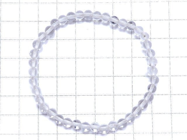 [Video] [One of a kind] [Certificate of identification included] High Quality Petalite AAA Round 5mm Bracelet NO.9