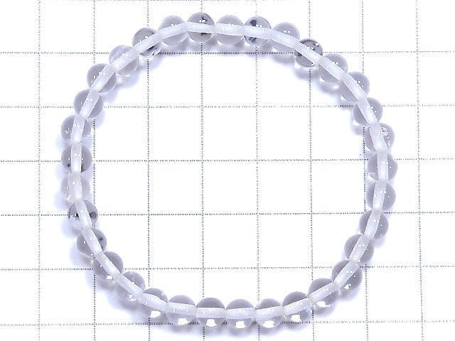 [Video] [One of a kind] [Certificate of identification included] High Quality Petalite AAA Round 5.5mm Bracelet NO.10