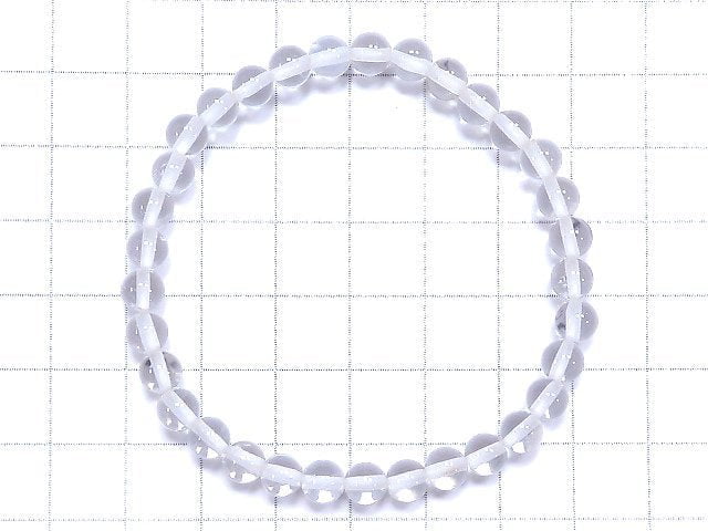 [Video][One of a kind][Certificate]High Quality Petalite AAA Round 5.5mm Bracelet NO.11