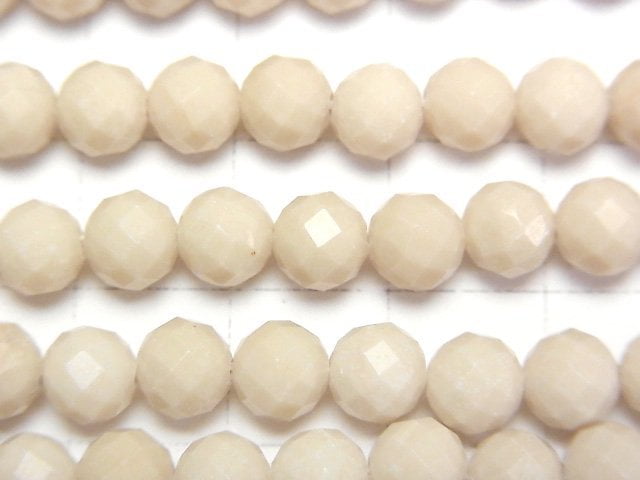 [Video]High Quality! Riverstone Faceted Round 6mm 1strand beads (aprx.15inch/37cm)