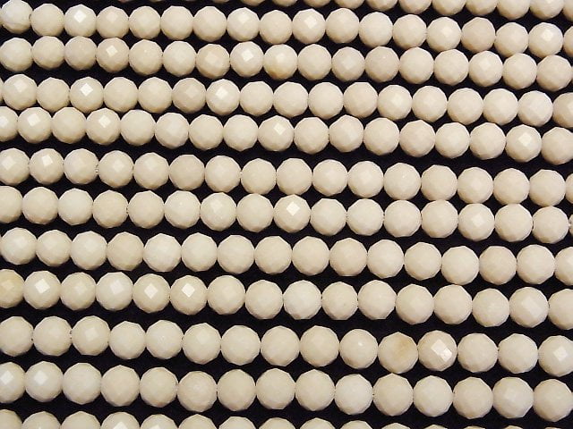 [Video]High Quality! Riverstone Faceted Round 6mm 1strand beads (aprx.15inch/37cm)